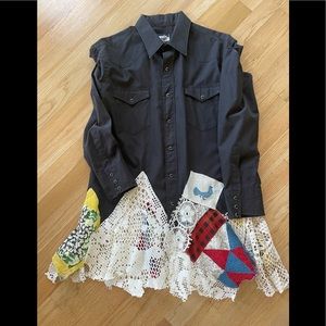 Char Vintage Western Wear Top